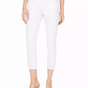 INC Skinny Leg Curvy Crop Mid Rise Jeans Size 8